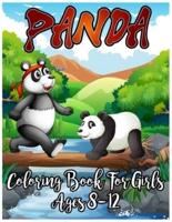 Panda Coloring Book For Girls Ages 8-12