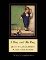 A Boy and His Dog: Jesse Willcox Smith Cross Stitch Pattern