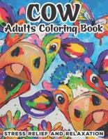 Cow Adults Coloring Book