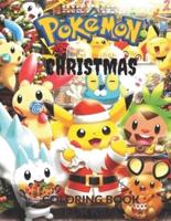 Pokemon Christmas Coloring Book For Kids