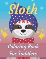 Sloth Coloring Book For Toddlers