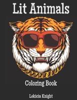 Lit Animals Coloring Book