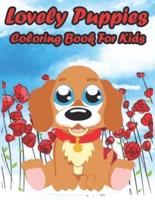 Lovely Puppies Coloring Book for Kids