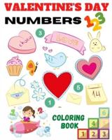 Valentine's Day Numbers Coloring Book