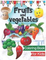 Fruits and Vegetables Coloring Book: Food Basket for Kids & Toddlers with Names Learn and Fun   Mixed Fruit Gift Set