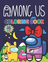 AMONG US COLORING BOOK for Ages +3