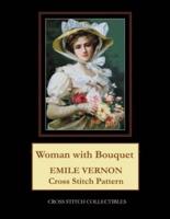Woman with Bouquet : Emile Vernon Cross Stitch Pattern