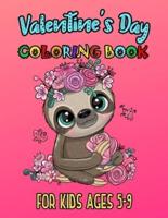 Valentine's Day Coloring Book For Kids Ages 5-9