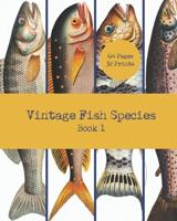 Vintage Fish Species: Book 1: General Natural History of Fish Illustrations: 32 Unframed 8x10 Fish Art Prints For Wall Art Framing, Junk Journaling, Decoupage, Wall Collage Kit & Scrapbook Design