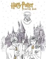 Harry Potter Coloring Book: Learn To Color Your Favourite Harry Potter Magical Places & Characters