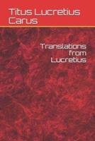 Translations from Lucretius