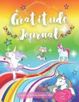 Gratitude Journal Unicorn Coloring Book for Girls