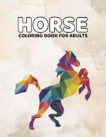 Horse Coloring Book For Adults