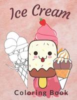 Ice Cream Coloring Book