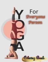 Yoga for Everyone Person Coloring Book