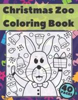 Christmas Zoo Coloring Book