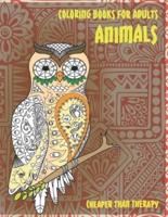 Coloring Books for Adults Cheaper Than Therapy - Animals