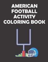 American Football Activity Coloring Book