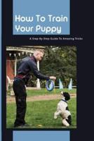 How To Train Your Puppy- A Step-by-Step Guide To Amazing Tricks