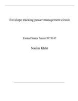 Envelope Tracking Power Management Circuit