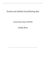 Systems and Methods for Prefetching Data