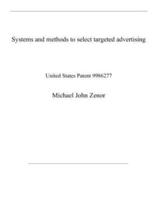 Systems and Methods to Select Targeted Advertising