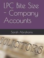 LPC Bite Size - Company Accounts