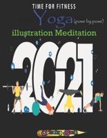 Yoga Illustration Meditation (Pose by Pose) Coloring Book