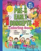 JahamaKidz PreK Early Concepts Coloring Book