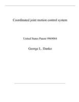 Coordinated Joint Motion Control System