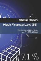 Math Finance Law 35