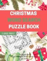 Christmas Word Search Puzzle Book (Large Print)