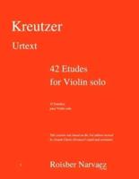 42 Etudes for Violin Solo