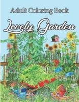 Lovely Garden Adult Coloring Book