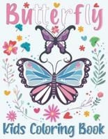 My Butterfly Coloring Book for Kids Ages 4-8