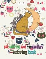 Cat Coloring Book for Toddlers Coloring Book
