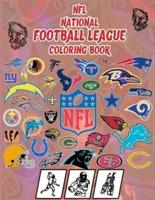 NFL National Football League Coloring Book