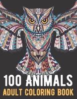 100 Animals Coloring Book