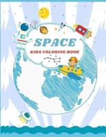 Space Kids Coloring Book