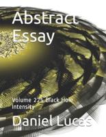 Abstract Essay