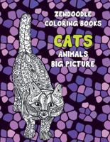 Zendoodle Coloring Books Big Picture - Animals - Cats