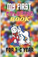 My First Coloring Book For 1-6 Year Old