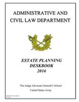Estate Planning Deskbook 2016