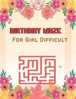 Birthday Maze For Girl Difficult