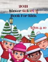 2021 Winter Coloring Book For Kids