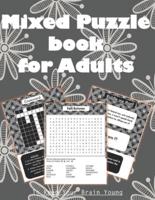 Mixed Puzzle Book for Adults