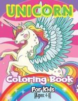Unicorn Coloring Book For Kids Ages