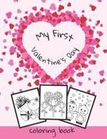My First Valentine's Day Coloring Book