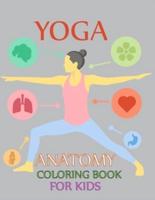 Yoga Anatomy Coloring Book For Kids