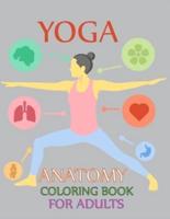 Yoga Anatomy Coloring Book For Adults